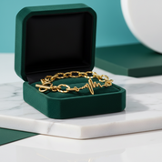 Gorgeous Wave & Twist Chain Bracelet