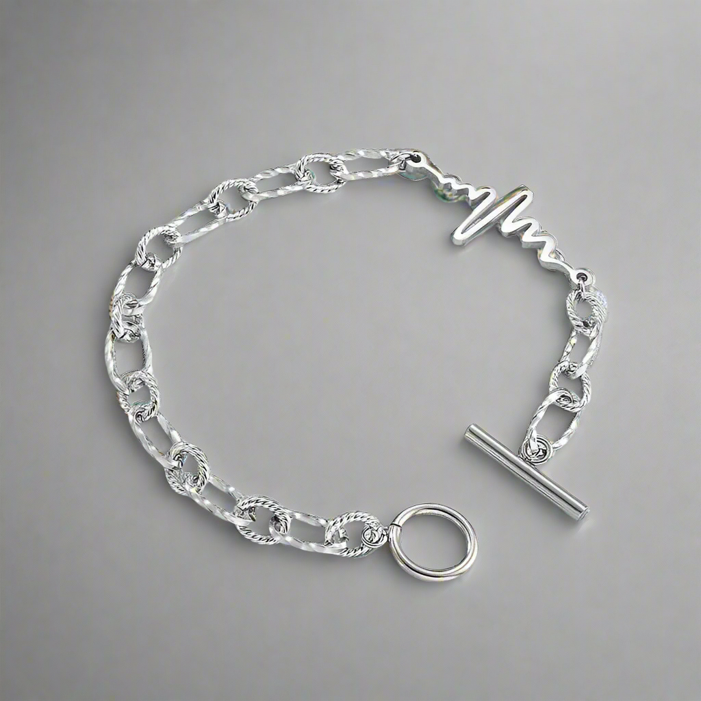 Gorgeous Wave & Twist Chain Bracelet-Evani Naomi Jewelry