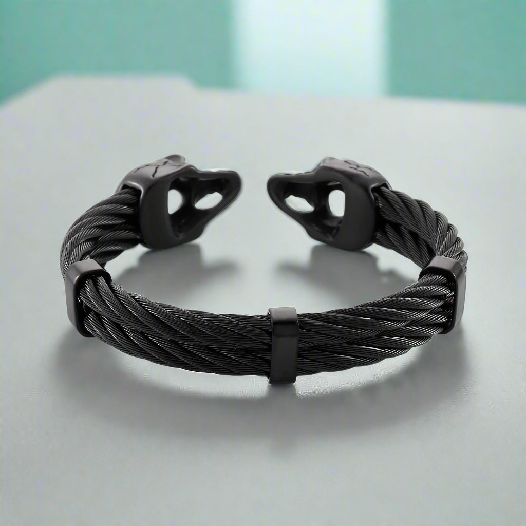 Gothic Cool Skull Cuff Bracelet-Evani Naomi Jewelry