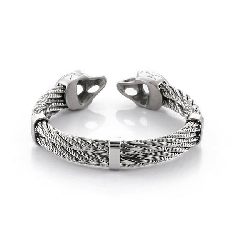 Gothic Cool Skull Cuff Bracelet-Evani Naomi Jewelry
