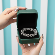 Gothic Cross and Chain Punk Bracelet - Evani Naomi Jewelry