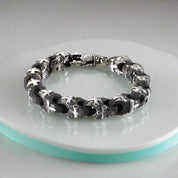 Gothic Cross and Chain Punk Bracelet-Evani Naomi Jewelry