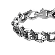 Gothic Skull Soldier Combination Chain Bracelet-Evani Naomi Jewelry