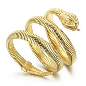 Gothic Snake Viper Vintage Bangles-Evani Naomi Jewelry