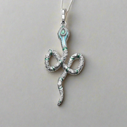 Green Snake Pendant-Evani Naomi Jewelry