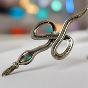 Green Snake Pendant-Evani Naomi Jewelry