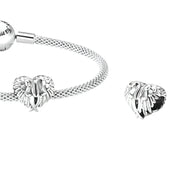 Heart of an Angel Wing Charm-Evani Naomi Jewelry