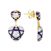 Heart to Heart & Star Stud Earrings-Evani Naomi Jewelry