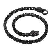 Hip Hop 6mm Bicycle Chain Snake Head Men's Necklace-Evani Naomi Jewelry