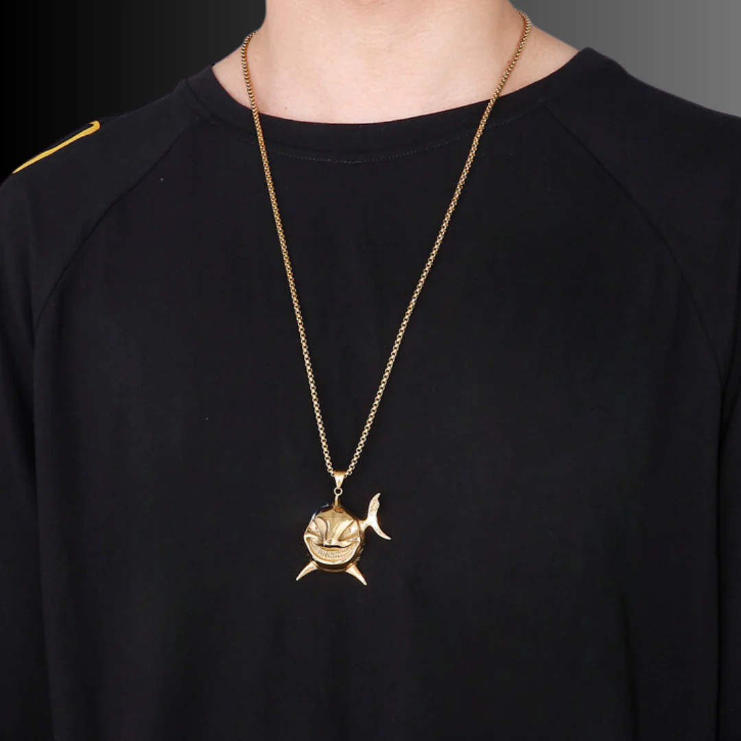 Hip Hop Shark Punk Necklace-Evani Naomi Jewelry
