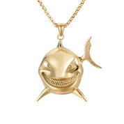 Hip Hop Shark Punk Necklace-Evani Naomi Jewelry