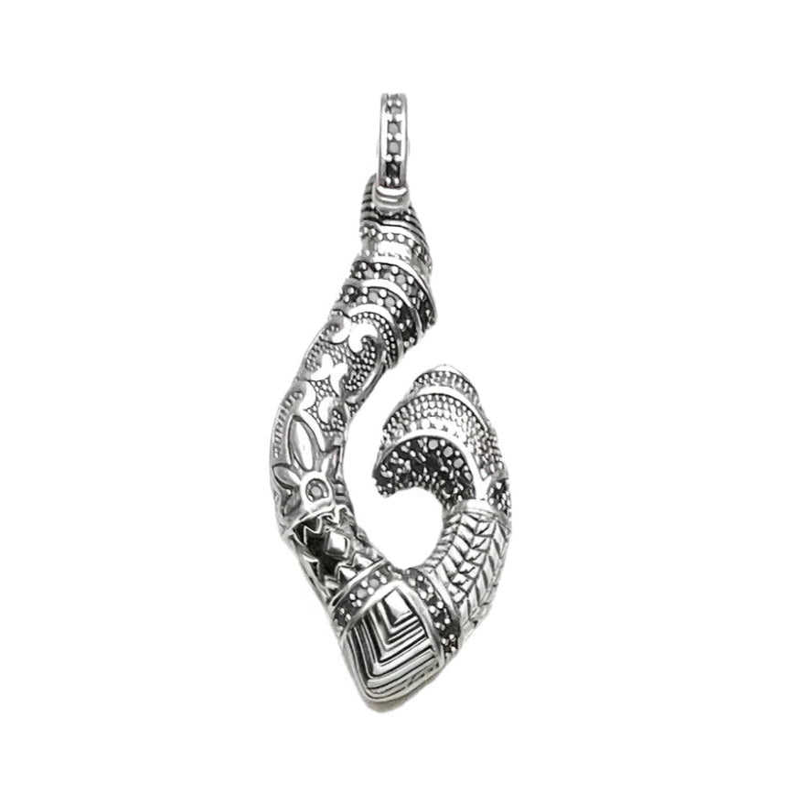 Hook Maori Ethnic Vintage Pendant-Evani Jewelry