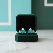 Iceberg Mountain Stud Earrings - Evani Naomi Jewelry