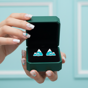 Iceberg Mountain Stud Earrings - Evani Naomi Jewelry
