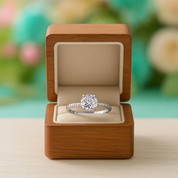 2.00 ct Half Eternity Diamond Engagement Ring