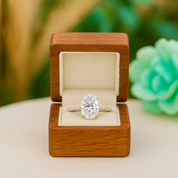 3.50 ct Classic Oval-cut Diamond Engagement Ring