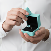 5.0 Ct Turquoise Cushion Cut Classic Engagement Ring