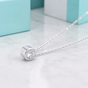 Round-cut 0.5 ct Diamond Option Necklace