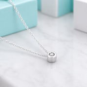 Round-cut 0.5 ct Diamond Option Necklace