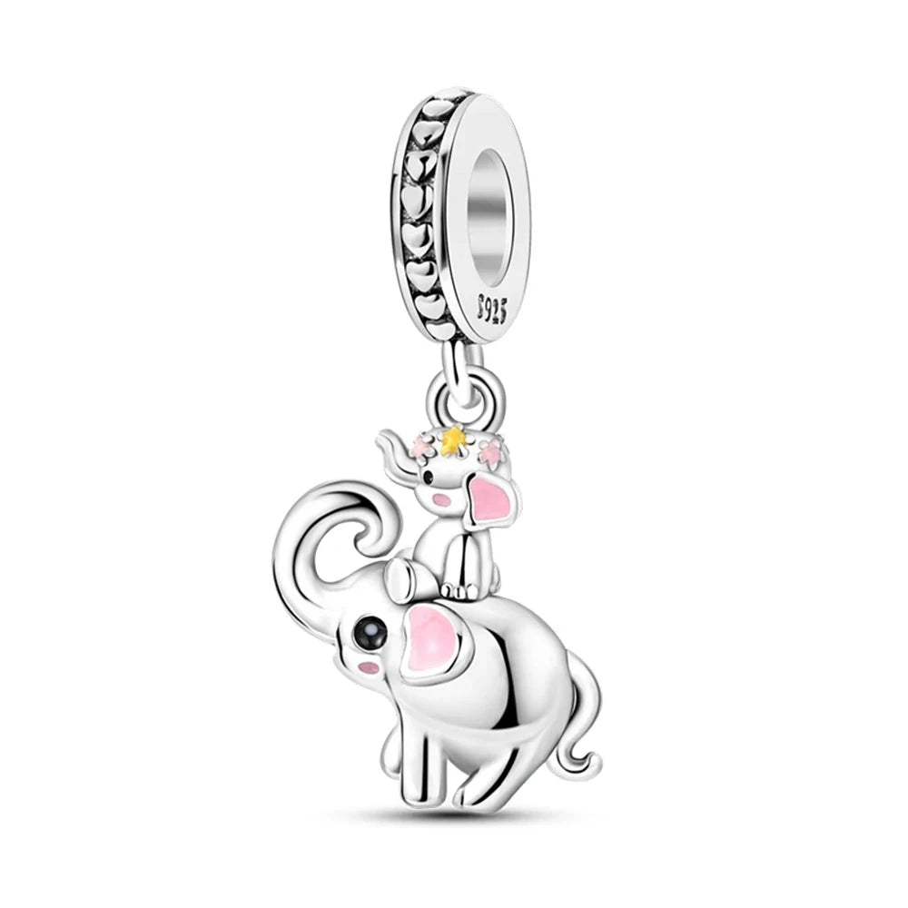 Lovely Big Ear Elephant Charm Series-Evani Naomi Jewelry