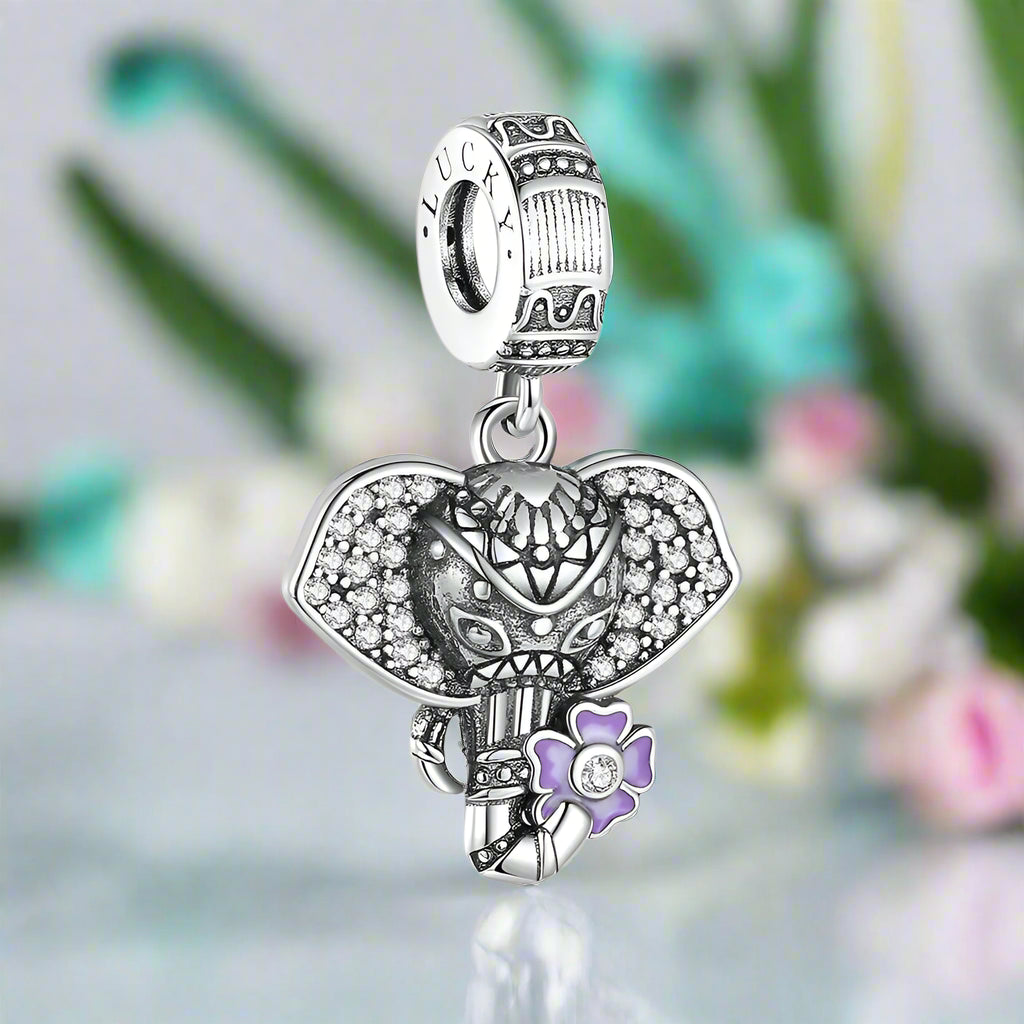 Lovely Big Ear Elephant Charm Series-Evani Naomi Jewelry