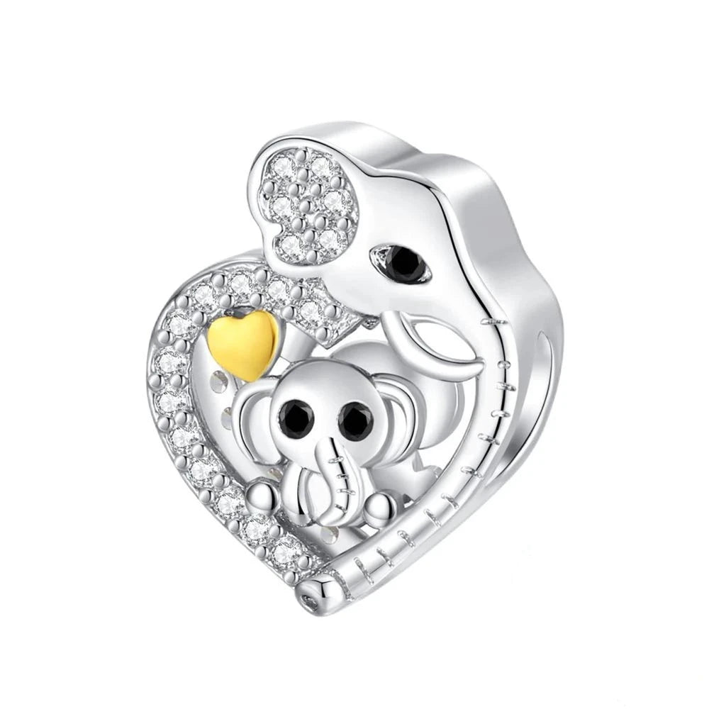 Lovely Big Ear Elephant Charm Series-Evani Naomi Jewelry