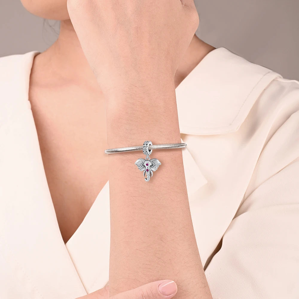 Lovely Big Ear Elephant Charm Series-Evani Naomi Jewelry