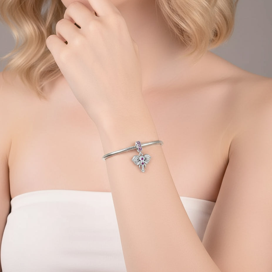 Lovely Big Ear Elephant Charm Series-Evani Naomi Jewelry