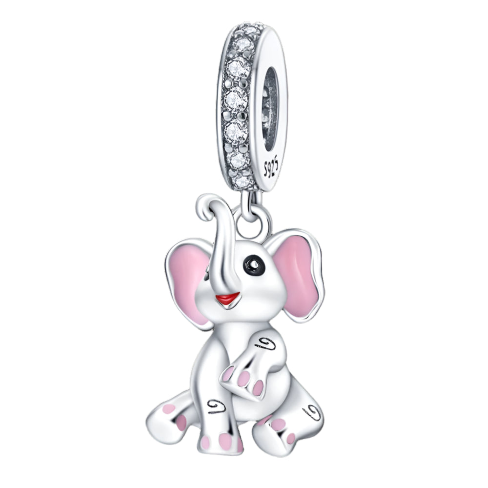 Lovely Big Ear Elephant Charm Series-Evani Naomi Jewelry