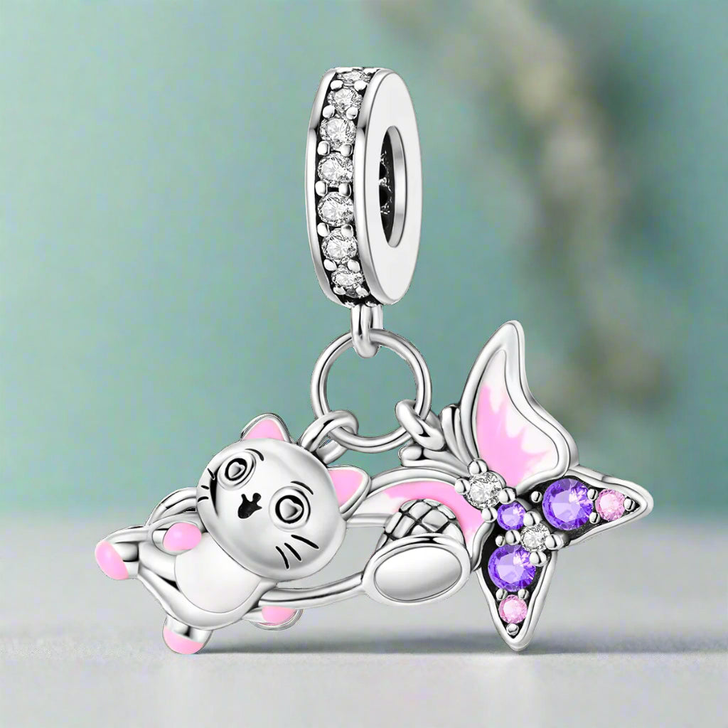 Lovely Pink & Purple Charm Treasures-Evani Naomi Jewelry
