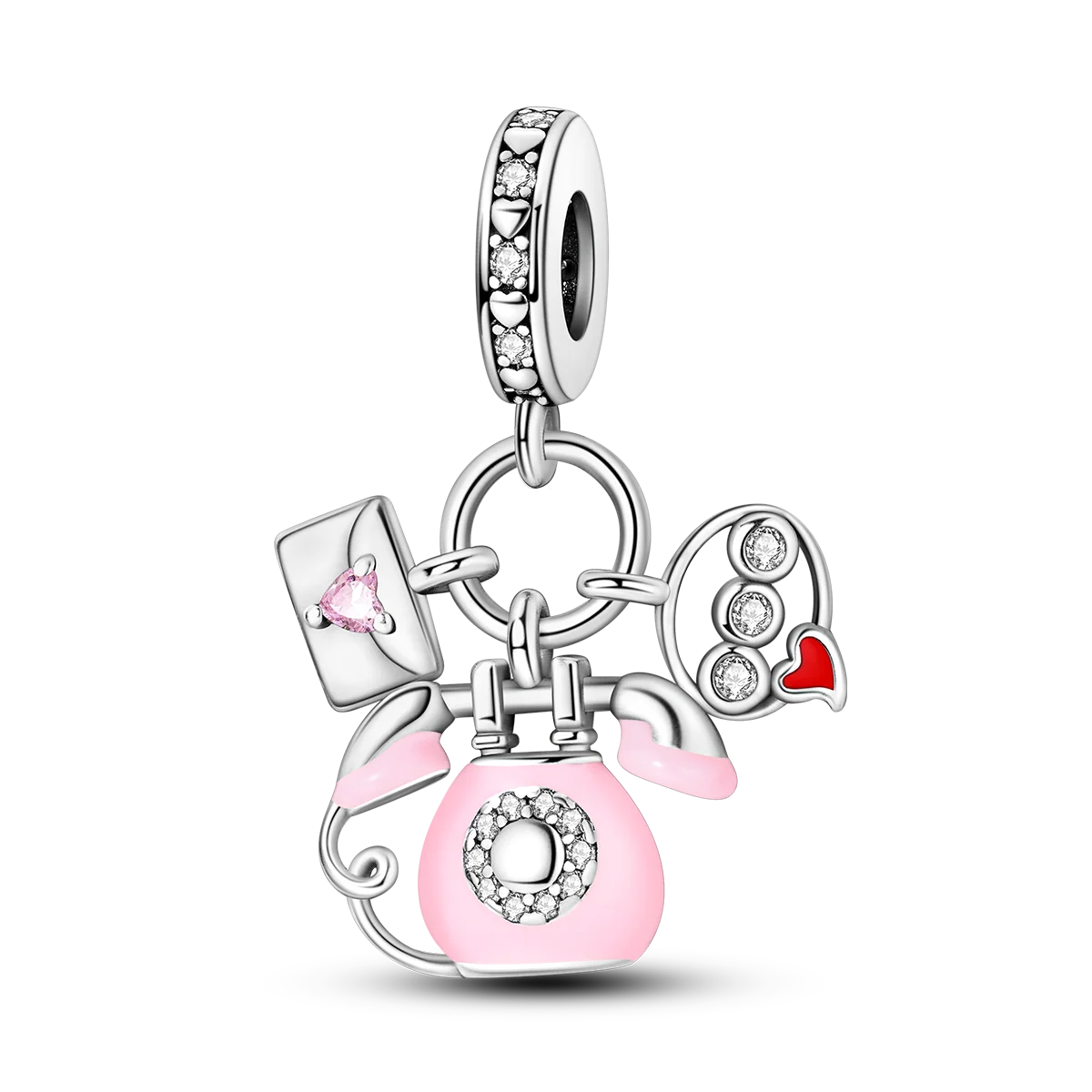 Lovely Pink & Purple Charm Treasures-Evani Naomi Jewelry