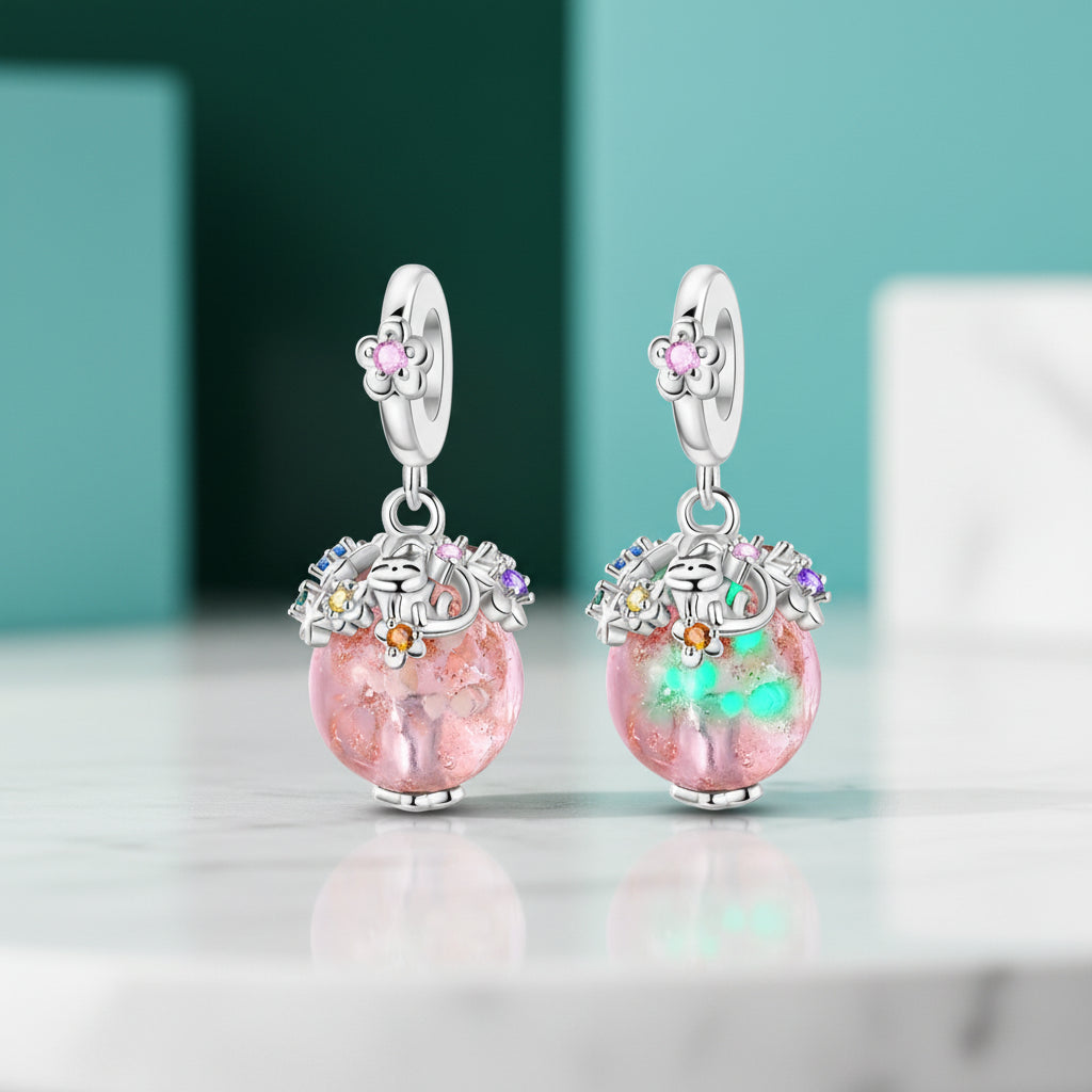 Lovely Pink & Purple Charm Treasures-Evani Jewelry