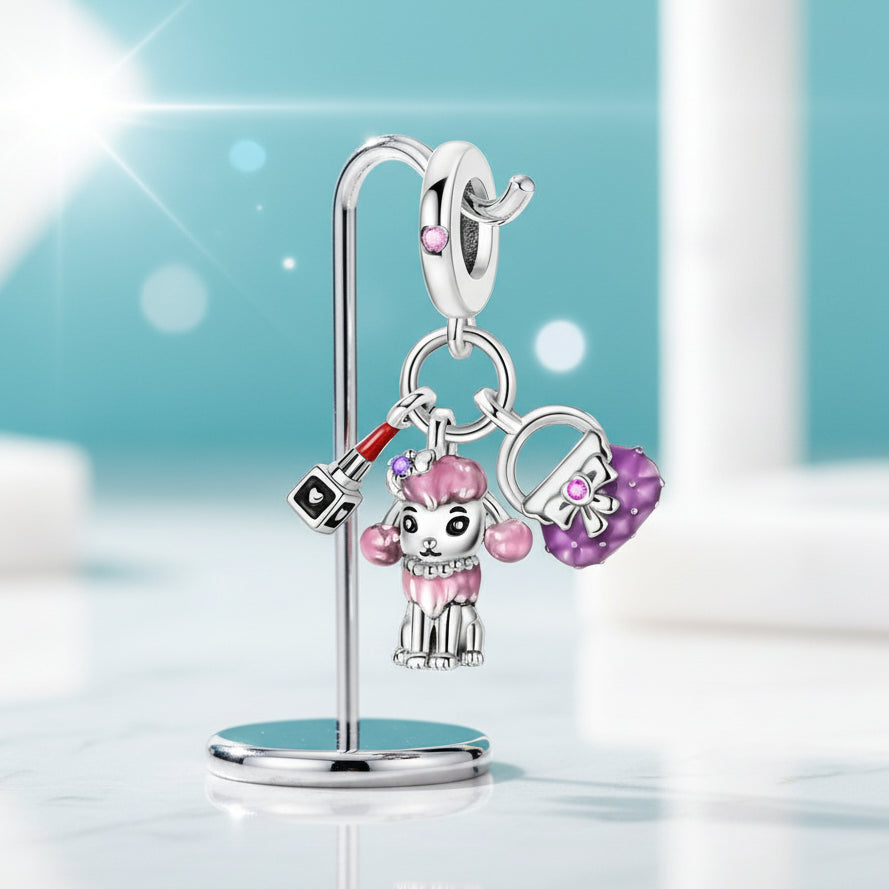 Lovely Pink & Purple Charm Treasures-Evani Naomi Jewelry