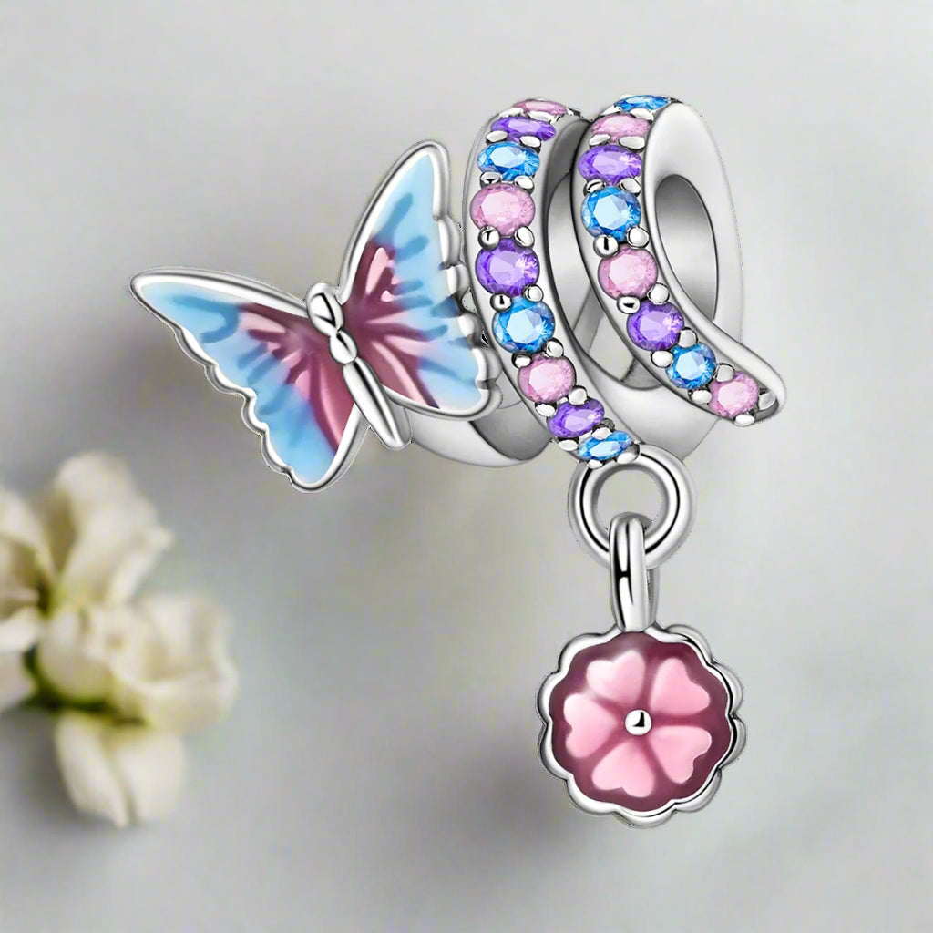 Lovely Pink & Purple Charm Treasures-Evani Naomi Jewelry
