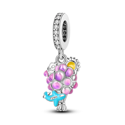 Lovely Pink & Purple Charm Treasures-Evani Naomi Jewelry