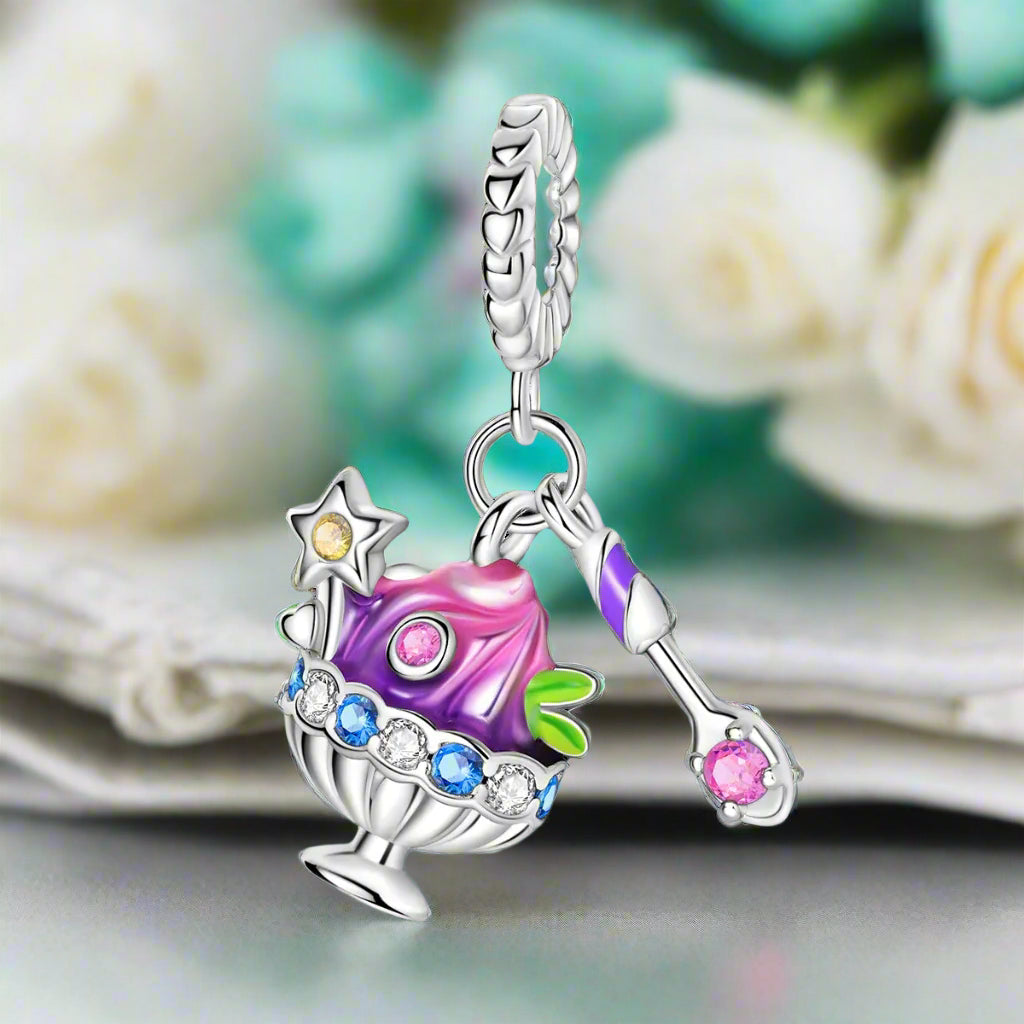 Lovely Pink & Purple Charm Treasures-Evani Naomi Jewelry