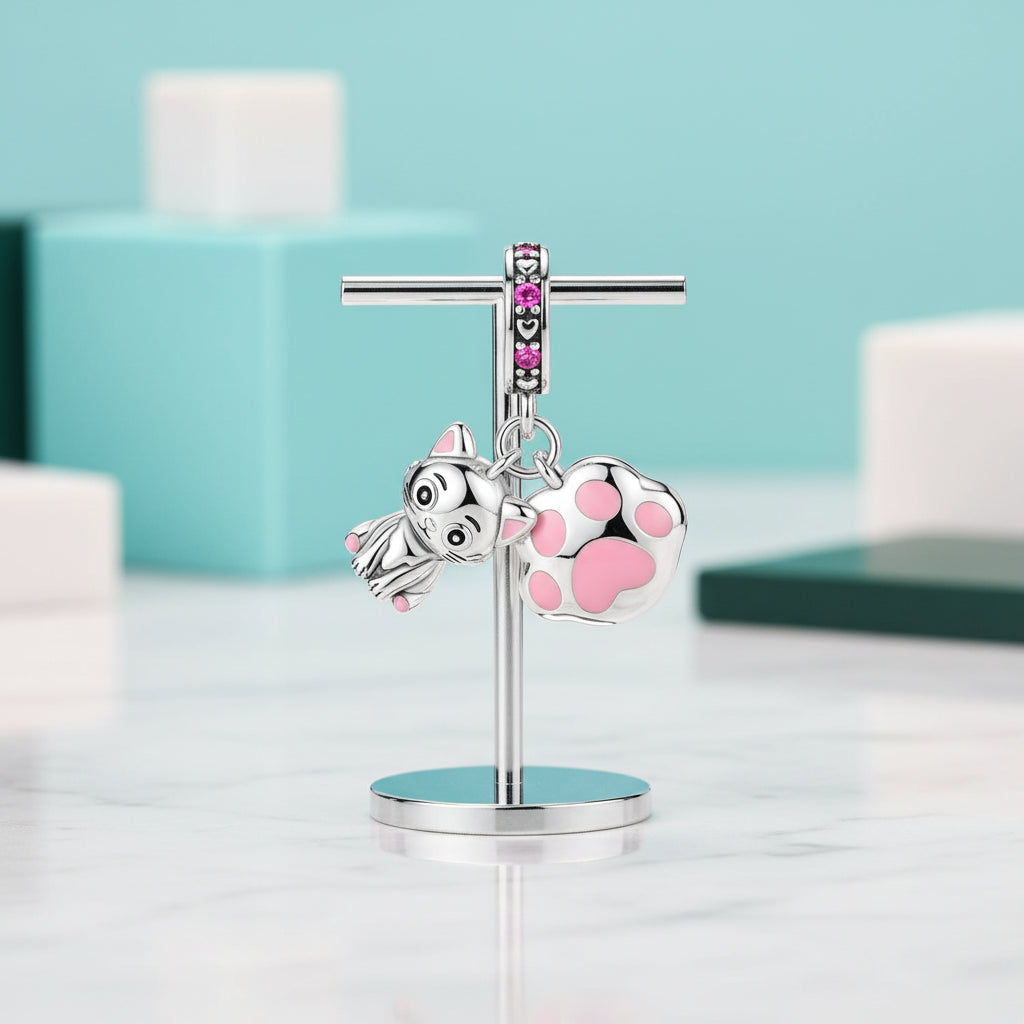 Lovely Pink & Purple Charm Treasures-Evani Jewelry