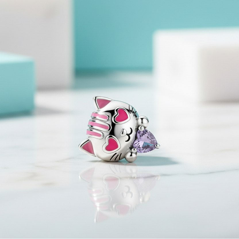 Lovely Pink & Purple Charm Treasures-Evani Jewelry