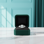 Luxurious 3ct Emerald cut Diamond OptionWedding Ring - Evani Naomi Jewelry