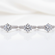 Luxury 3ct Round Diamond OptionWedding Ring - Evani Naomi Jewelry