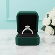 Luxury 3ct Round Diamond Option Wedding Ring - Evani Naomi Jewelry
