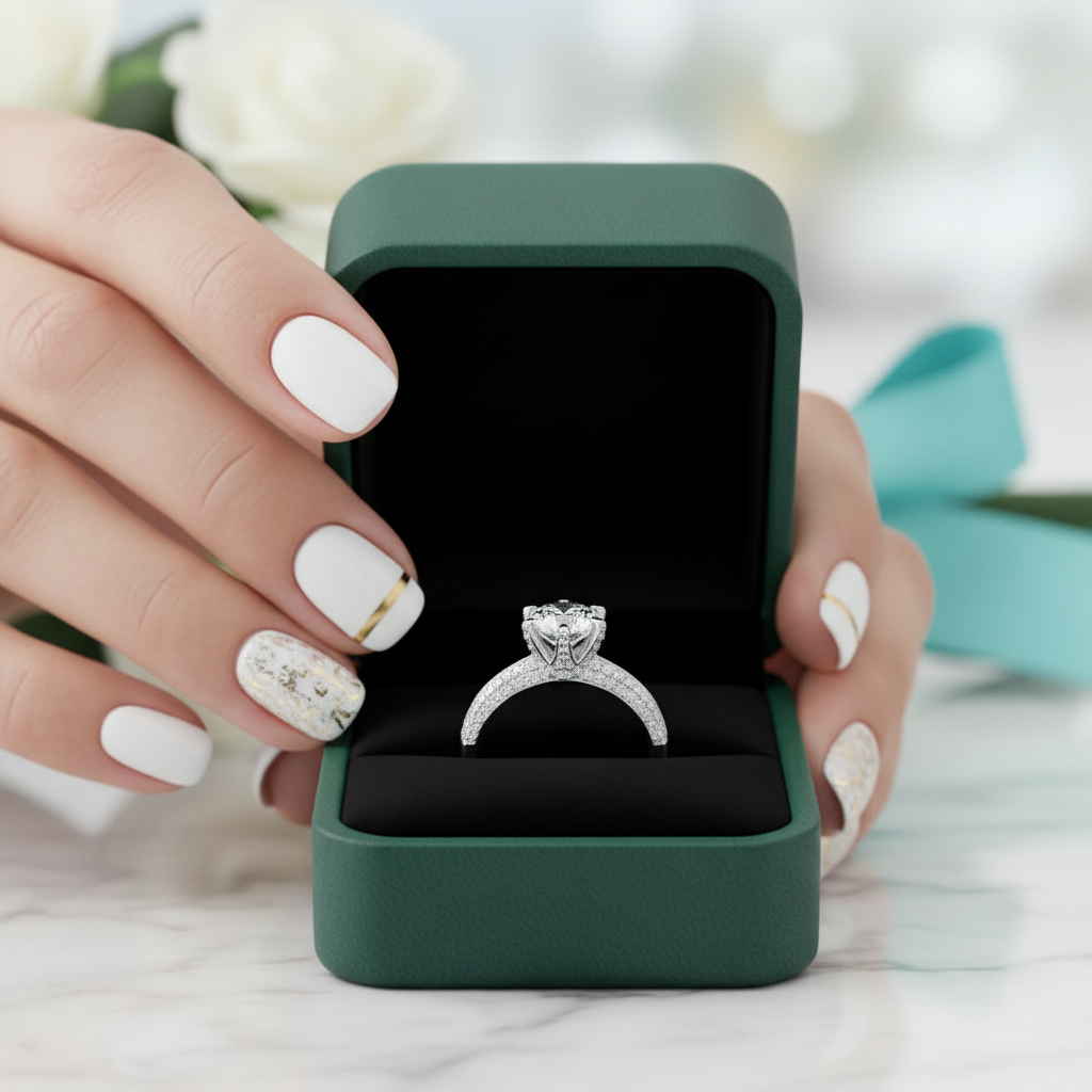 Luxury 3ct Round Diamond Option Wedding Ring - Evani Naomi Jewelry