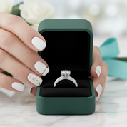 Luxury 3ct Round Diamond Option Wedding Ring - Evani Naomi Jewelry