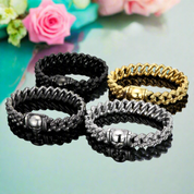 Luxury Skull Vintage Men's Cuban Chain Bracelet-Evani Naomi Jewelry