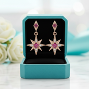 Magical Star Tourmaline Dreamy Earrings