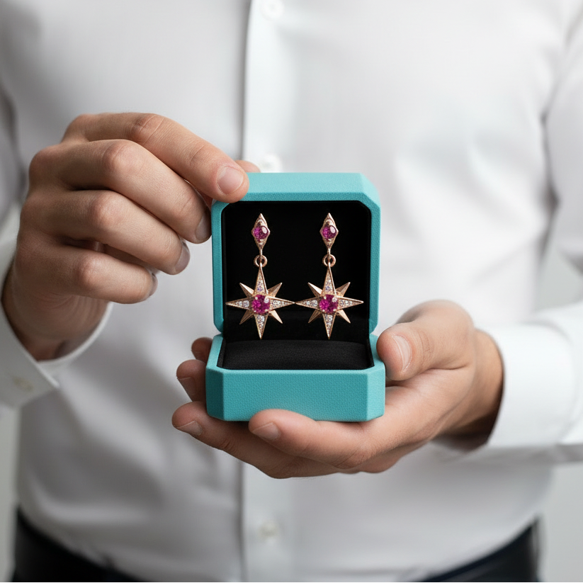 Magical Star Tourmaline Dreamy Earrings