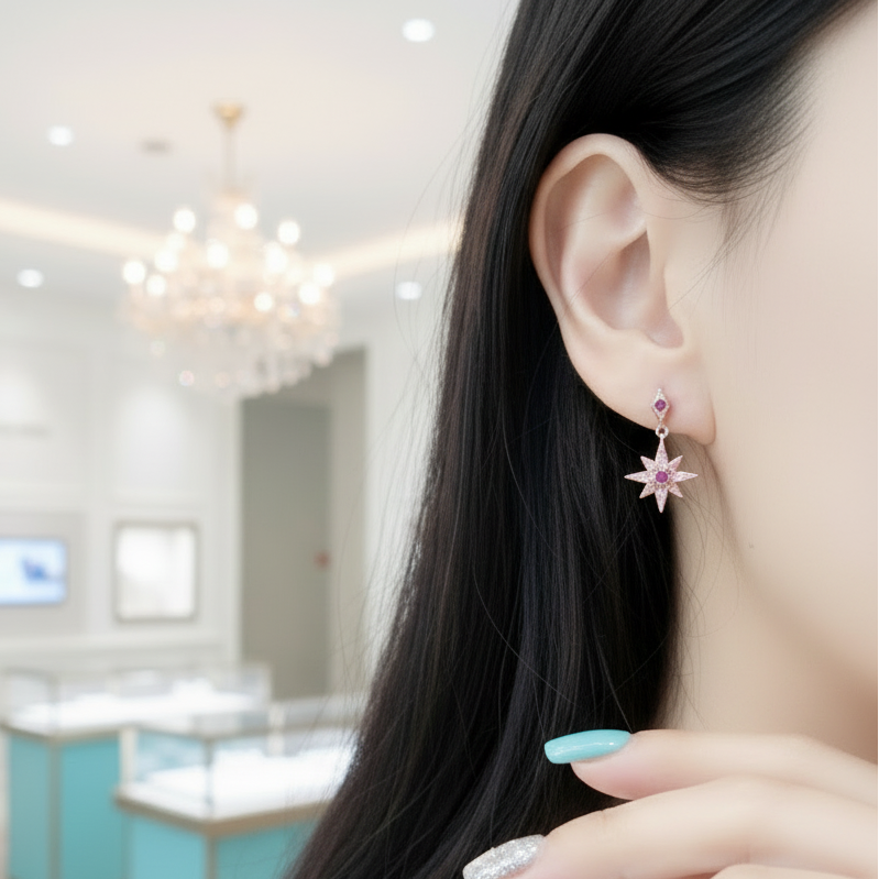 Magical Star Tourmaline Dreamy Earrings-Evani Jewelry