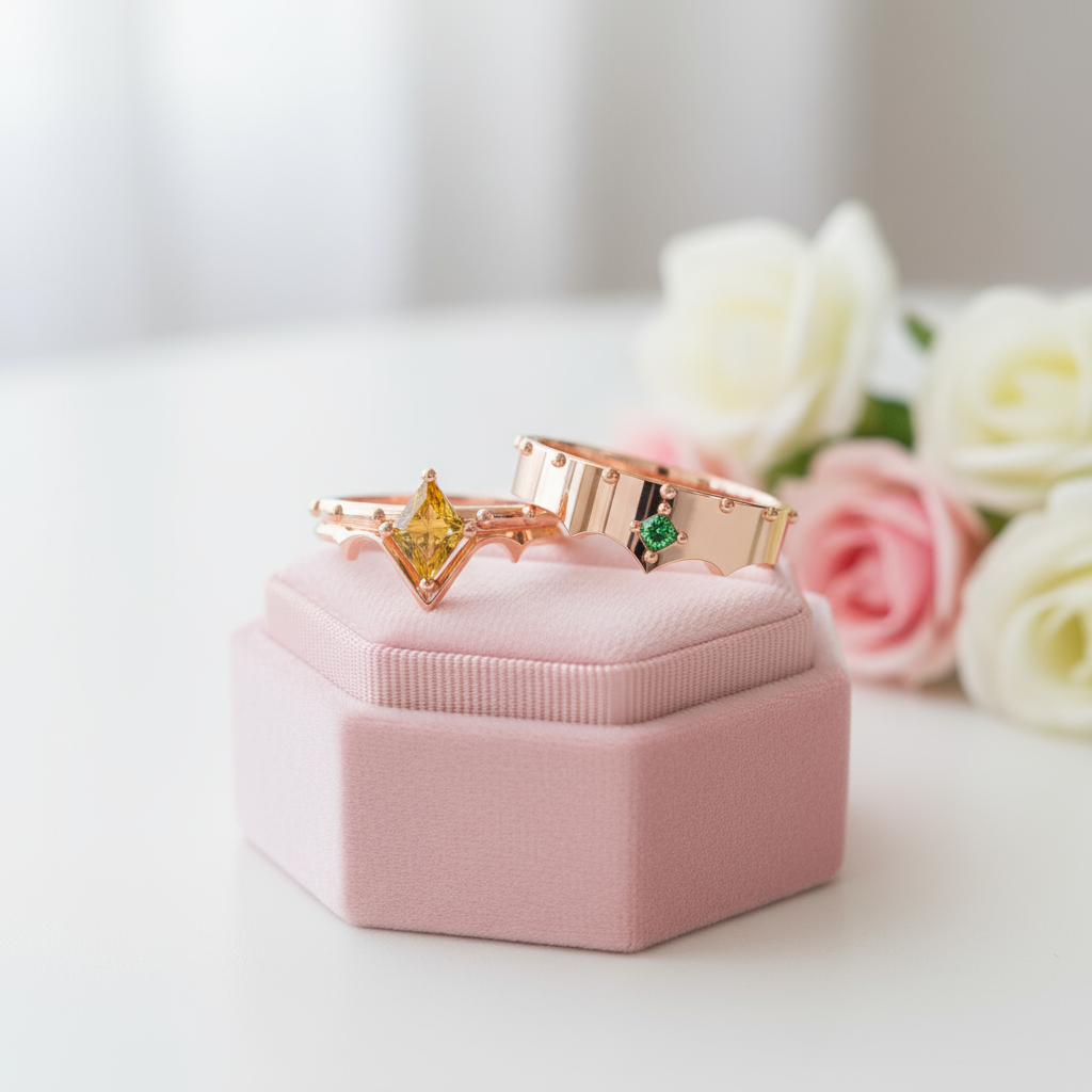 Marksman's Ring (Unisex)- Video Game Inspired Rings in 14k Yellow Gold