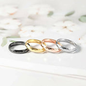 Multi Faceted Tungsten Wedding Band-Evani Naomi Jewelry