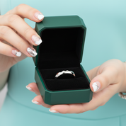 Multi-Faceted Tungsten Wedding Band - Evani Naomi Jewelry